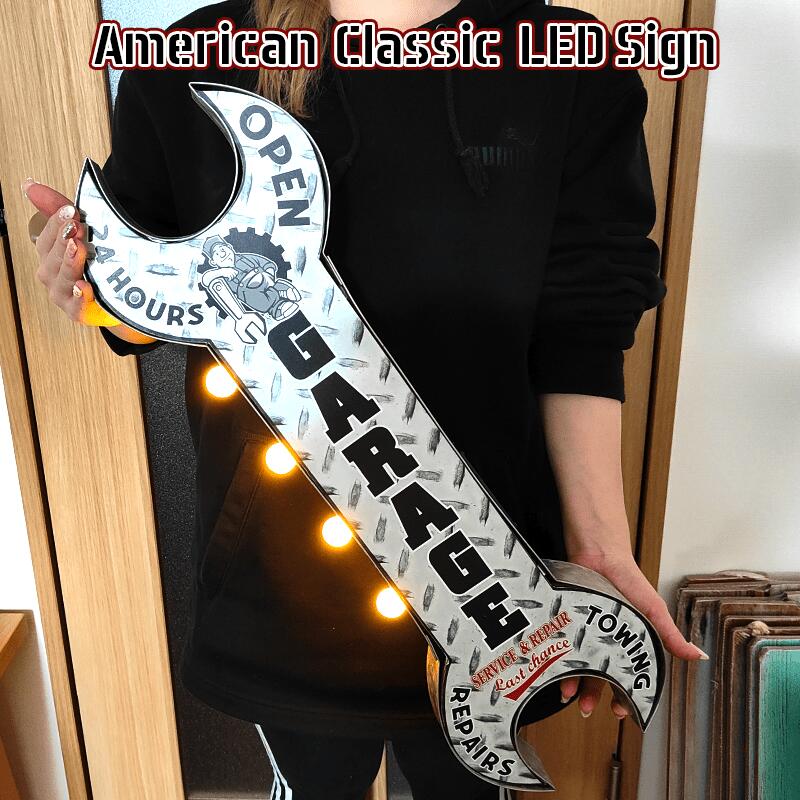 アメリカン クラシック LED Sign GARAGE 電飾看板 ガレージ 雑貨
