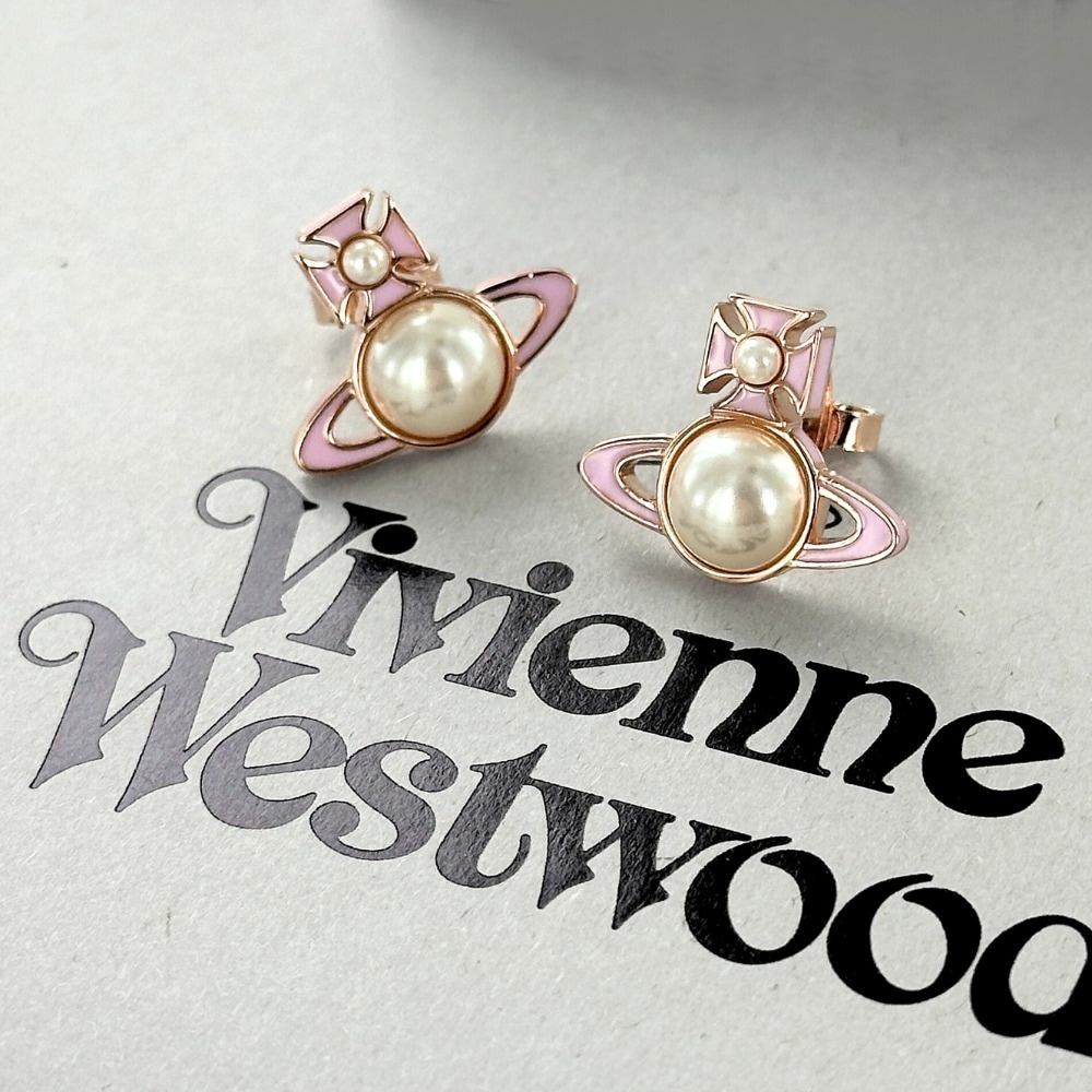 ヴィヴィアンウエストウッド レディース ヴィヴィアン ピアス ピンク パールピアス 両耳ピアス 大人 かわいい ピアス 誕生日プレゼント イベント 結婚式 お呼ばれ 結婚記念日 プレゼント 妻 彼女
