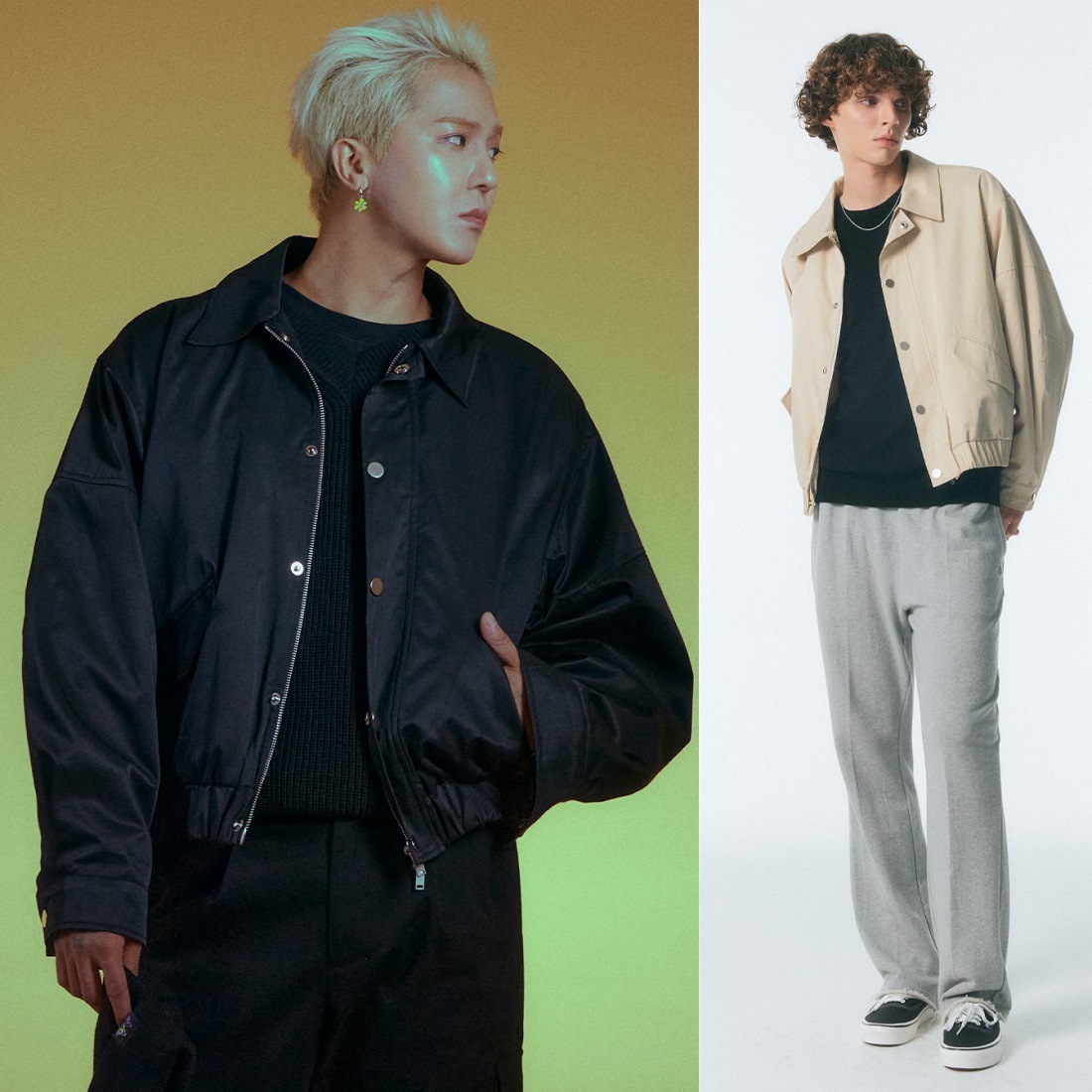 MINO X CTBRZ [22FW] Overfit blouson jumper 2色