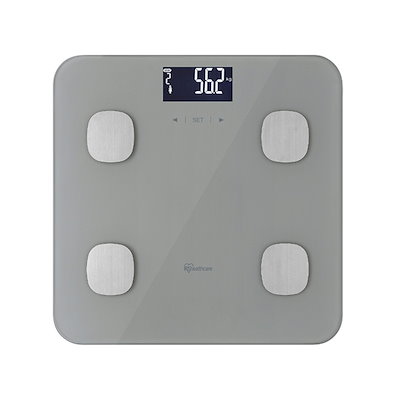 他サイト： 【アプリ連動】 アイリスオーヤマ 体重計 体組成計 健康家電 健康 ヘルスケア 体調管理 スマホ連動 IBCM-B212-H グレーの商品画像