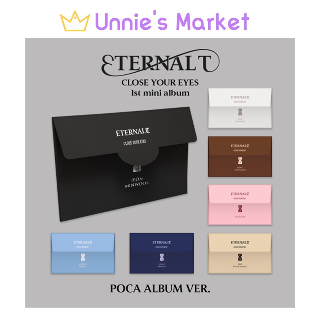 [SET] CLOSE YOUR EYES [ETERNALT] POCA ALBUM The 1st Mini Album