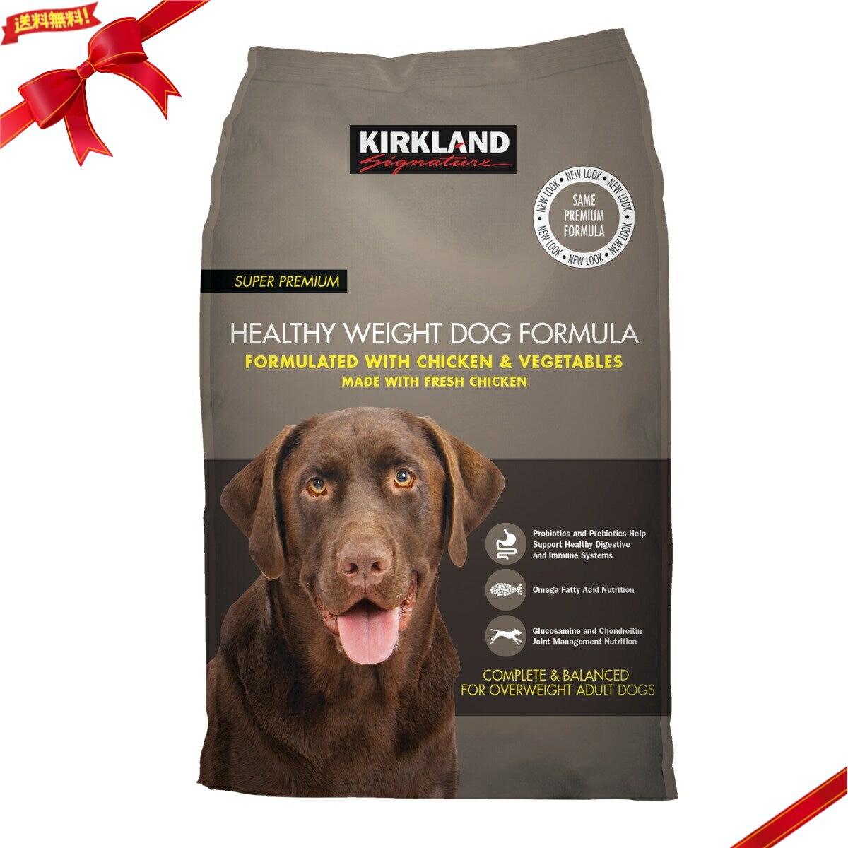 カークランドシグネチャー ヘルシーウェイト ドッグフード 18kg