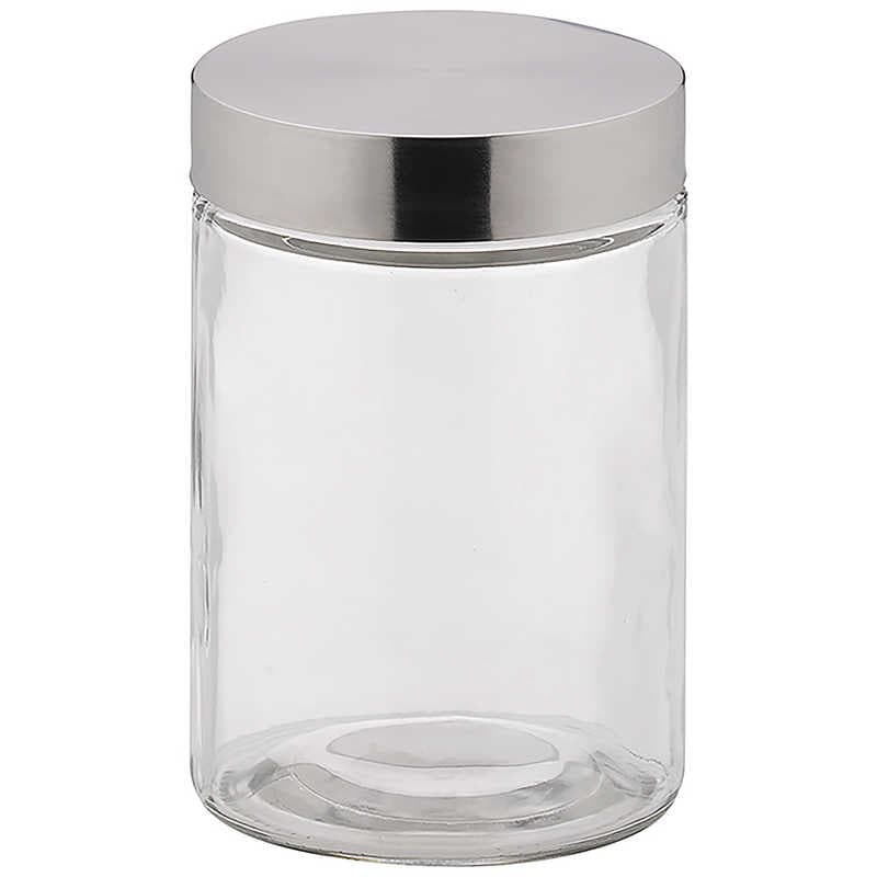 ケラ　保存容器 4P ガラス製丸型 Bera 1200ml [1200 /11]　17869