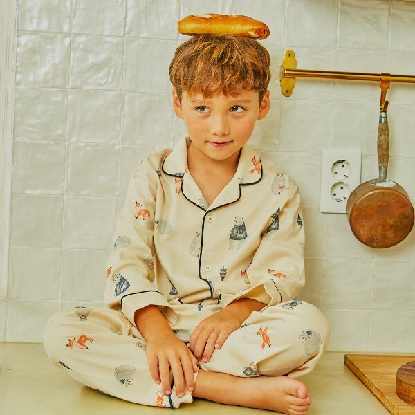 フォレベ男の子長袖パジャマ(MIFSSW02)