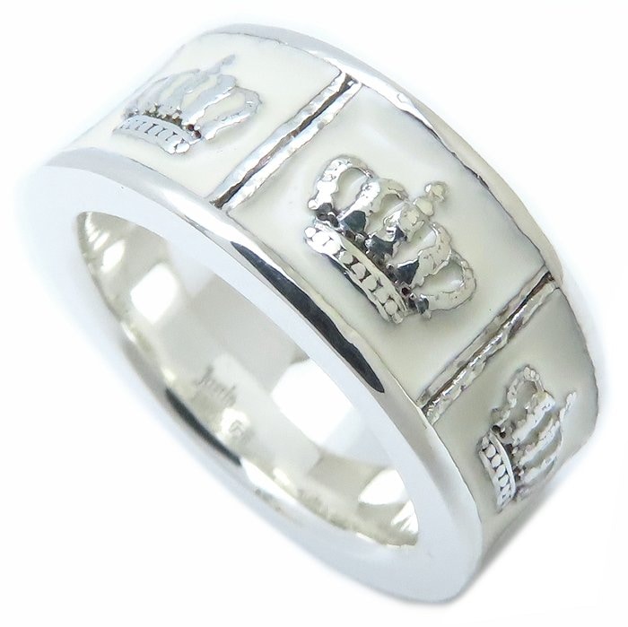 PRIDEE&JOY クラウンリング ホワイト シャイニー M 12.5号 SRJ272 SV925xエポキシ樹脂 /294170【中古】