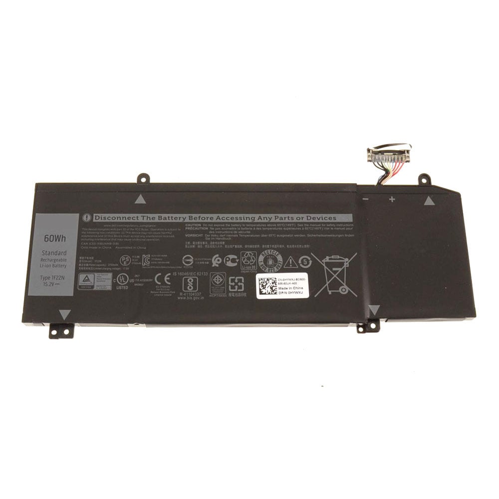 バッテリー互換 DELL G5 15 5590 G7 15 7590 G7 17 7790 1F22N 0HYWXJ HYWXJ 15.2V 60WH 3750mAh 4-Cell