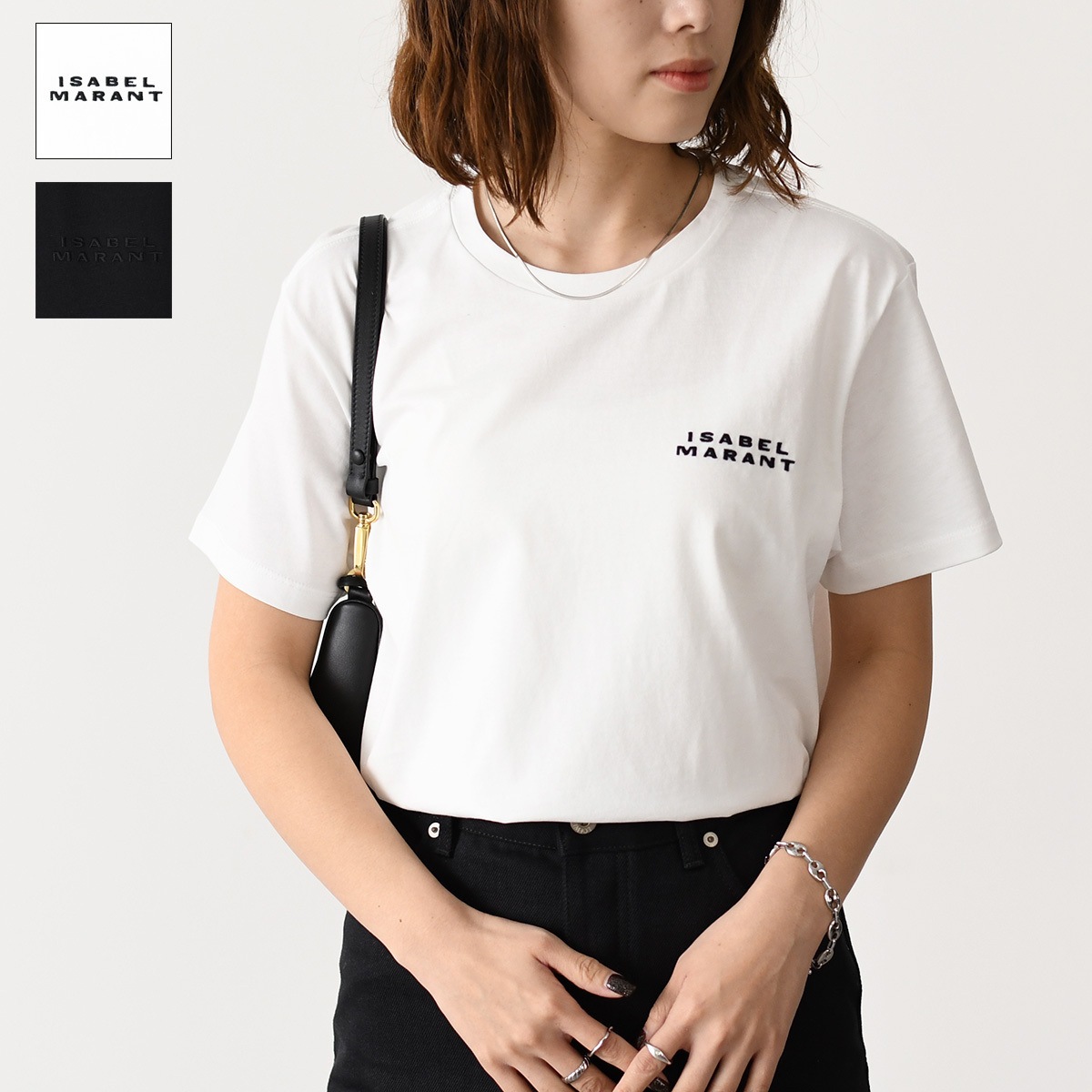 Tシャツ トップス カットソー Vidal Tee-Shirt TS0103FA A2N44I レディース オーガニックコットン ワンポイント 半袖