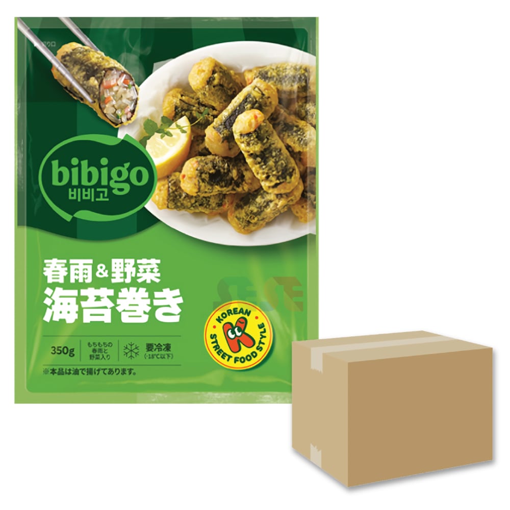 春雨＆野菜 海苔巻き 350g 12袋 / キムマリ 韓国 冷凍 海苔巻揚げ ギムマリ