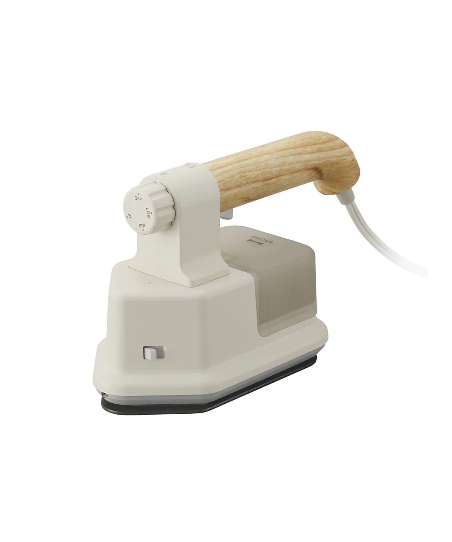 BRUNO ブルーノ アイロン スチーム 2way ハンディ プレススチーマー スチームアイロン ハンガーにかけたまま シワ伸ばし 温度調節 衣類スチーマー 脱臭 除菌 梅雨 対策おしゃれ グレージュ