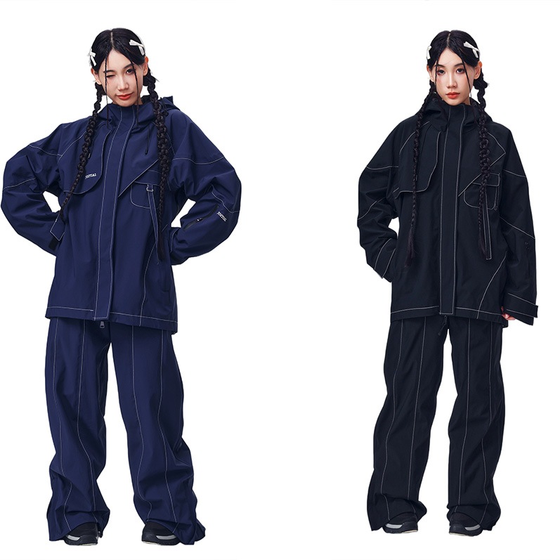 2025-2026NEW 2COLOR スノーボードウェア 上下セット スノーボードパンツ メンズ レディース ジャケット スキーウェア スノーボードウェア