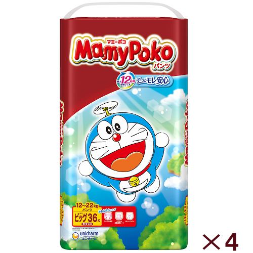 ユニ・チャーム マミーポコパンツ ドラえもん B 36枚 【4個セット販売】 5,238円