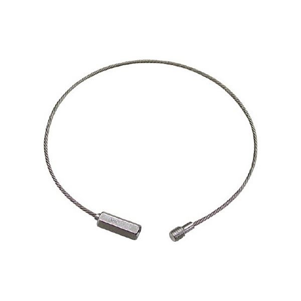 （まとめ）水本機械製作所 ステンレスワイヤーキャッチ 全長990mm A-825 1本[x3]