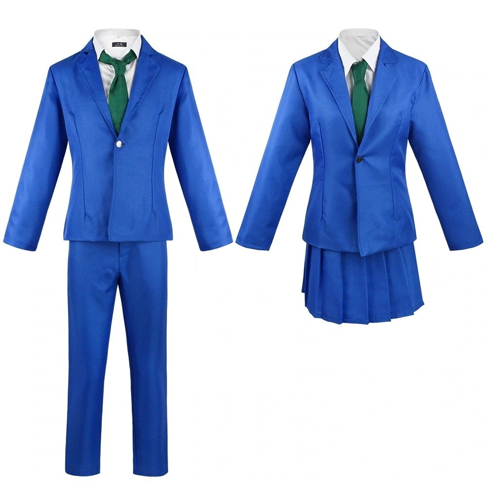 名探偵コナンcos制服工藤新一/毛利蘭同モデルコスプレ演技服