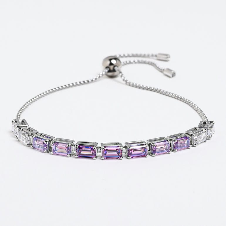 ブレスレット マトリックス クリア パープル シルバー 5707199 ジュエリー アクセサリー