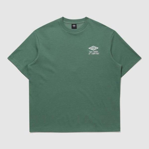 半袖Tシャツ NQK UQ221CRS46-BGN アーカイブ トロフィー 半袖 Tシャツ/BLUE GREEN