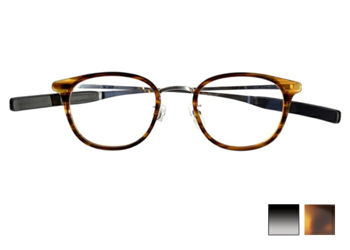 エフ F fjp-007 眼鏡 日本製 ウェリントン フルリム チタン メンズ レディース アウトドア 軽量 軽い ロング カーブ テンプル