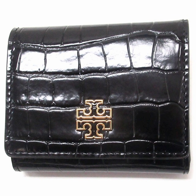 TORY BURCH トリバーチ アウトレット 財布 ブリテン コンパクト ウォレット 三つ折り財布 164019 001