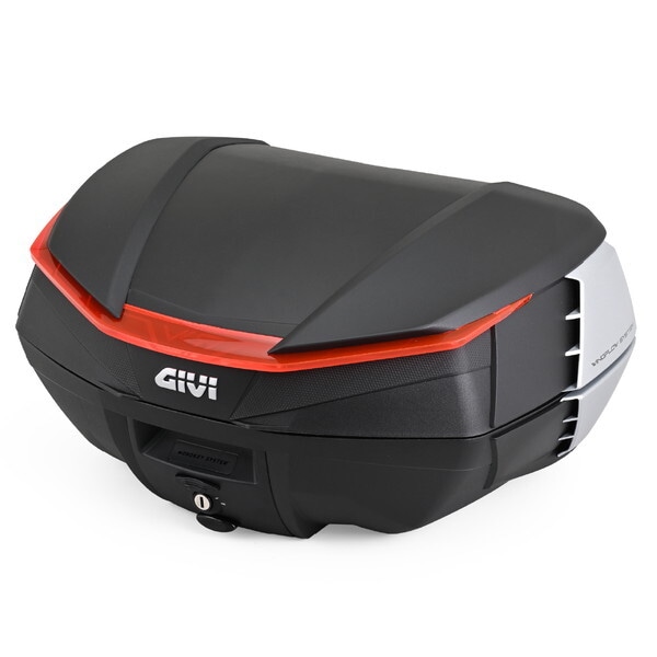 V49ND AIR GY/RED 65314 バイク用 リアボックス モノキー (49L)