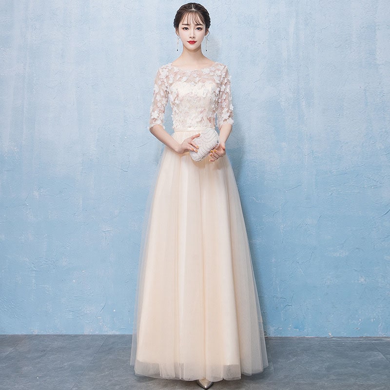 6月の新製品夏の新着商品 ウェディングドレス ウエディングドレス カラードレス ロングドレス 二次会ドレス ファスナー フラワー レース 花嫁ロ 結婚式 二次会ドレス ステージ衣装 シャンパン パーテ 5,846円