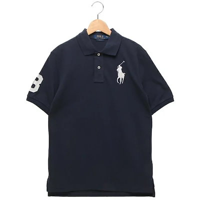 海外希少 【Polo Ralph Lauren】ポロロゴ フーディ ネイビー Qoo10] POLO Ralph Lauren Tシャツ カットソー ビッグポニーメッシ