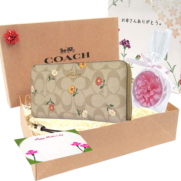 Qoo10] Coach 母の日 ギフトセット コーチ 財布 CO