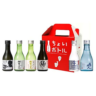 ちょいボトルBOX 180mL 6種各1本 オリジナル特別純米酒...のサムネイル
