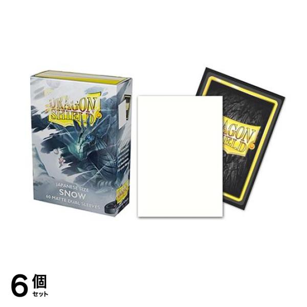 ドラゴンシールド マットデュアルスリーブ ジャパニーズ AT-15105 スノー 60枚入 6個セット