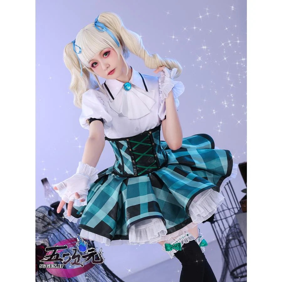 【一部分3日内出荷】 三分妄想　アイカツアイドルカツドウ　コスプレ　藤堂ユリカ　衣装　ins大人気 ウィッグ　髙!品!質