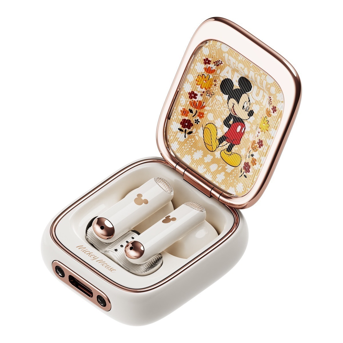 3日出荷ディズニー/ディズニーいちごくま真 ワイヤレスbluetoothイヤホンq7ノイズリダクション遅延なしスポーツ潮牌汎用型