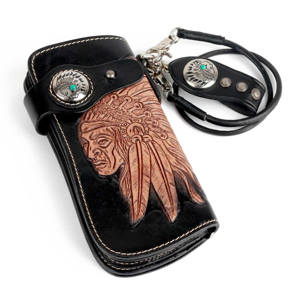 インディアンフェイス 長財布 [l002]