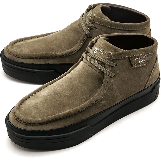 コンカラー シューズ conqueror shoes スニーカー パルマ [PR-02] PARMA メンズ 靴 カジュアルシューズ 男性用 WARM-GRAY