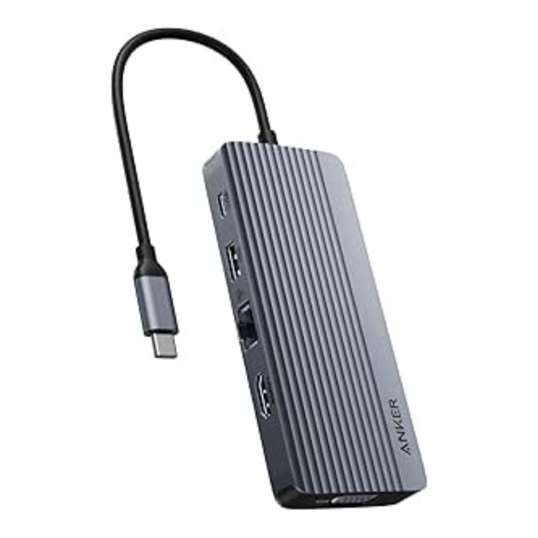 Anker USB-C ハブ (10-in-1, Dual Display)