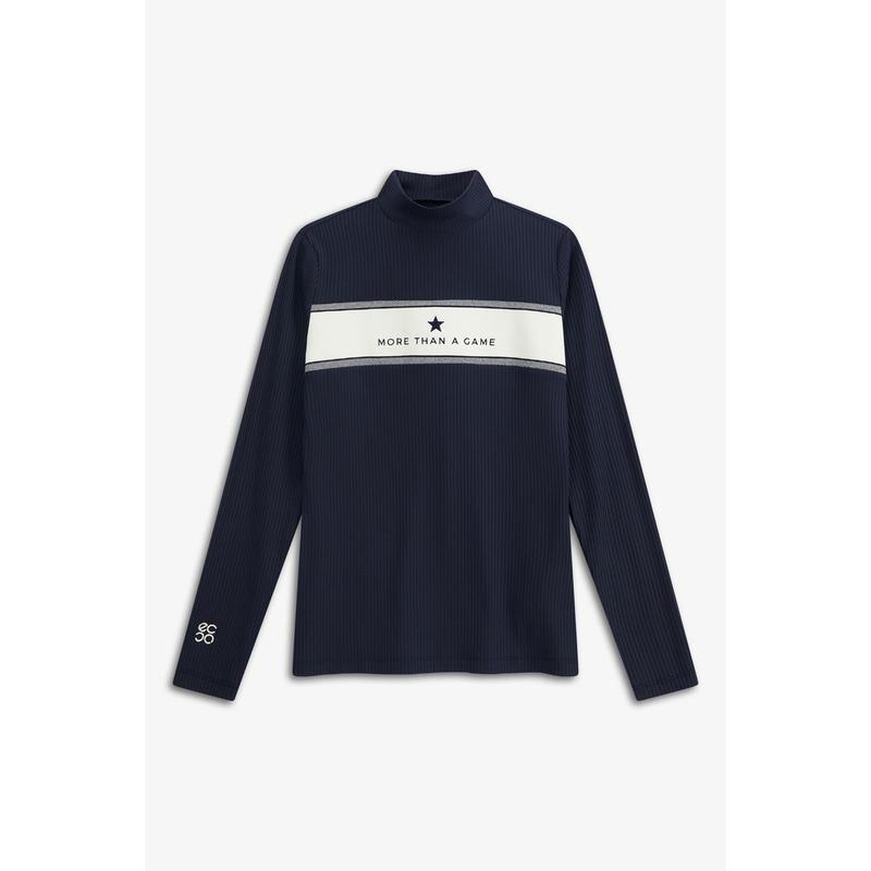 STAR ゴールデンリブ襟Tシャツ