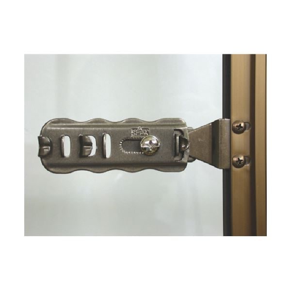 （まとめ）日中製作所 ヒナカS/S通気戸じまりくんアンバー 194-U 1個[x20セット]