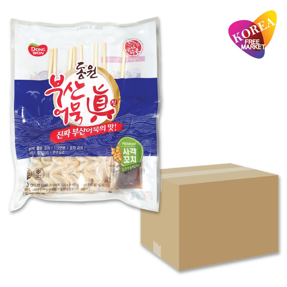 釜山 串おでん 360g ソース付き 10袋セット / 冷凍 ミニ四角串おでん オムク 韓国おでん 東遠