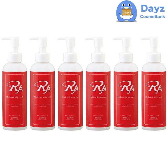 RJA 薬用 ホワイトピール 200g 　6点セット　医薬部外品　　角質ケア ピーリング 角質落とし　　ローネジャパン
