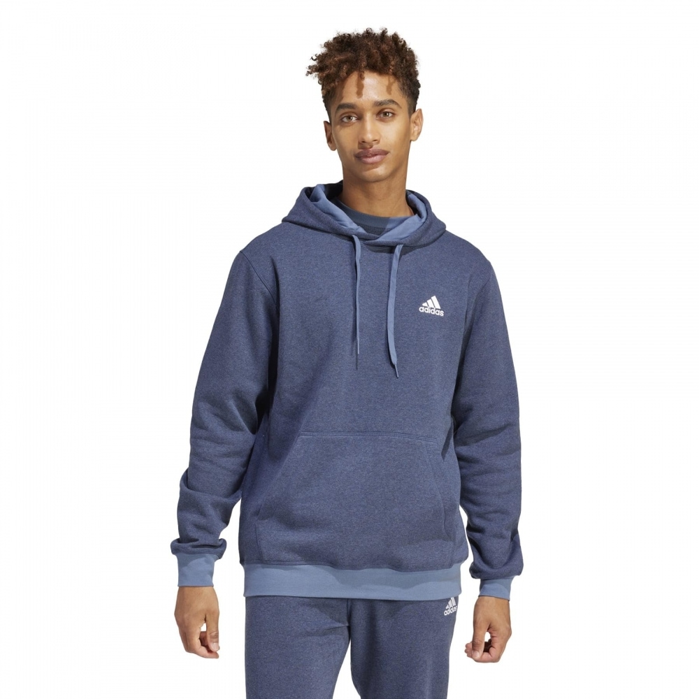 adidas 季節限定エッセンシャルメランジフーディーインクメランジ