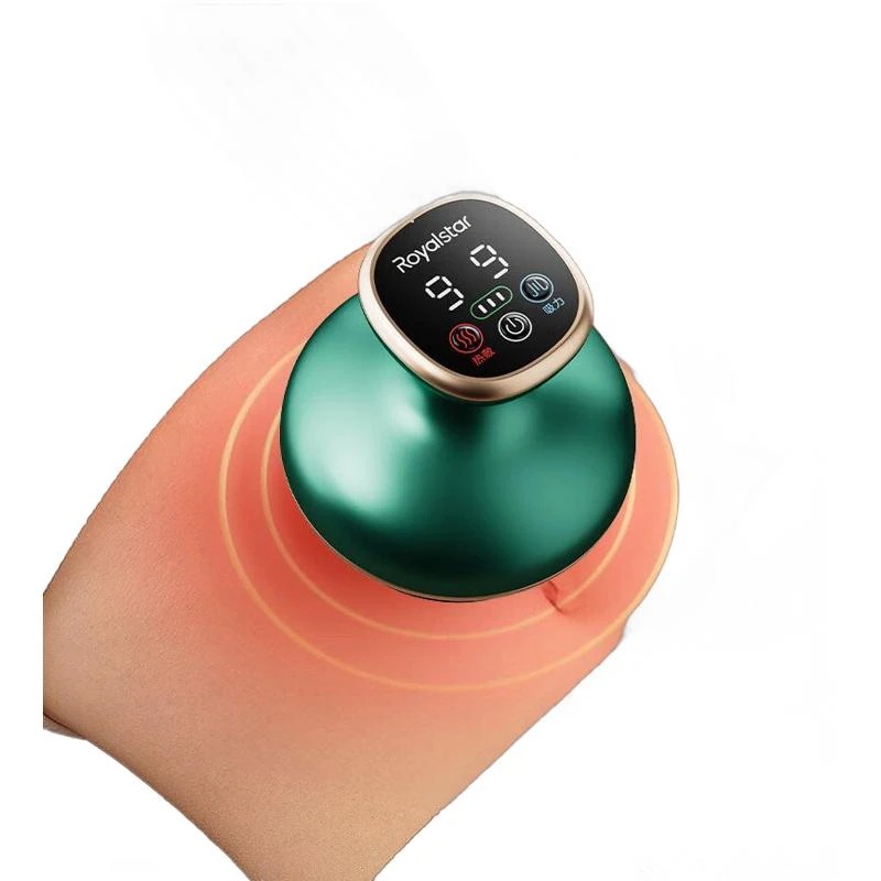 かっさ器具電気掻き取り器具カッピング装置家庭用アーティファクト陰圧足と背中の経絡浚渫とブラシのオールインワンマシン両親へのギフト温湿布全身スマートマッサージャーハンドル充電モデル：磁30%までに制限