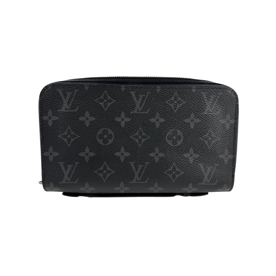 ルイ ヴィトン LOUIS VUITTON オーガナイザー 財布 モノグラムエクリプス ジッピーXL PVC ブラックグレー シルバー メンズ M61698 z5531