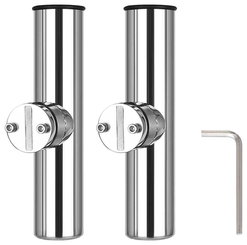 Amarine-made ステンレス製 クランプオンロッドホルダー 船 ロッドホルダー 六角レンチ付