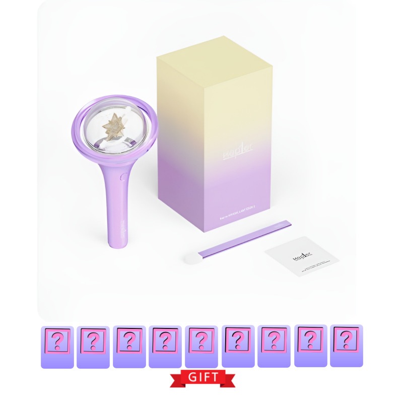 【公式】Kep1er OFFICIAL LIGHT STICK Ver.2 ケプラー 公式 ペンライト 応援棒 正規品 + 当店限定フォトカード9枚付