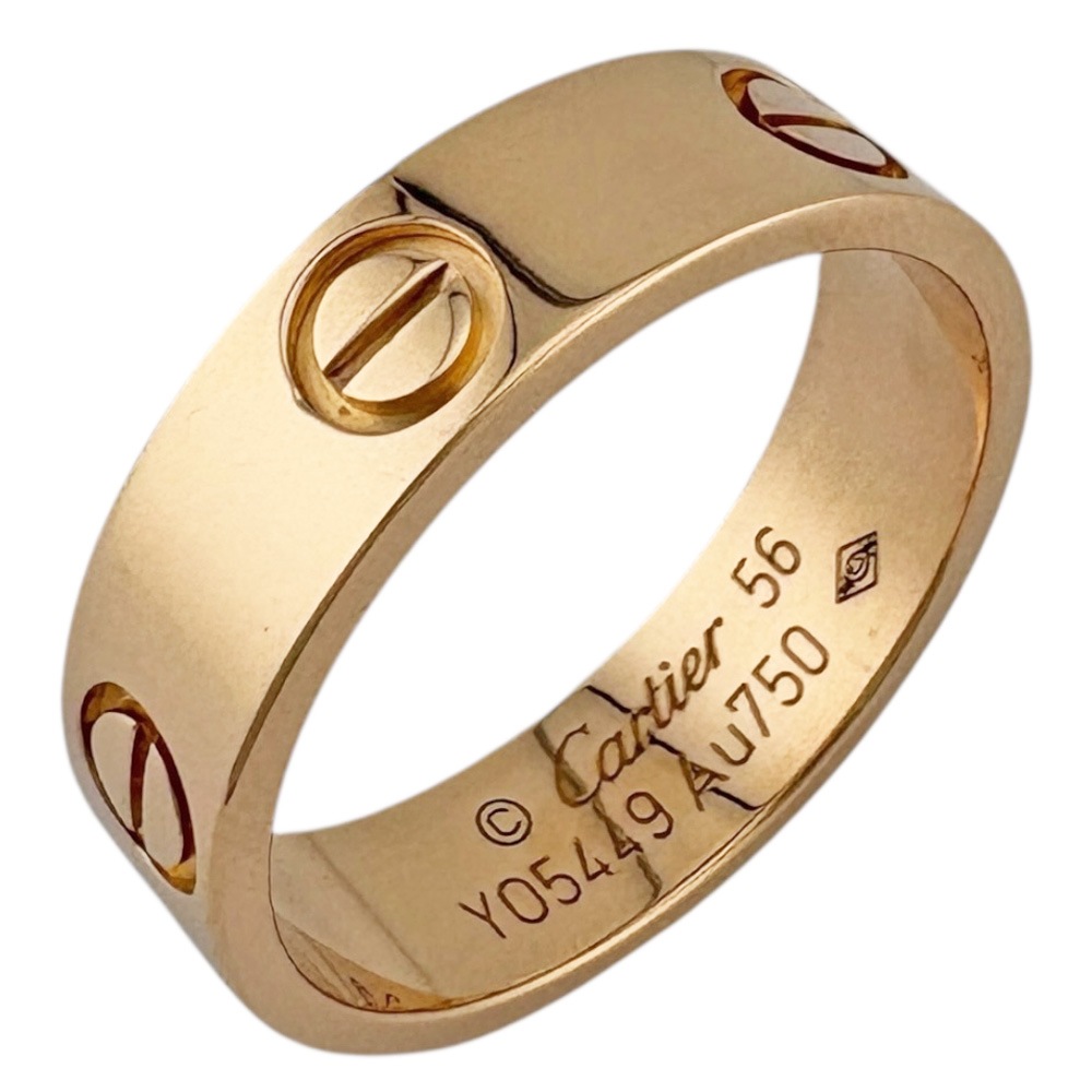 カルティエ ラブ リング 指輪 15.5号 18金 K18ピンクゴールド CARTIER 中古 美品 124,850円