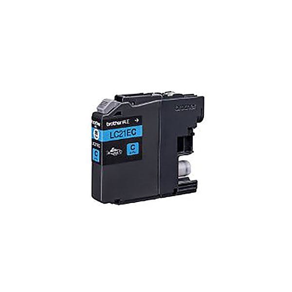 (まとめ) (純正品) BROTHER ブラザー インクカートリッジ (LC21EC シアン) (×3セット)