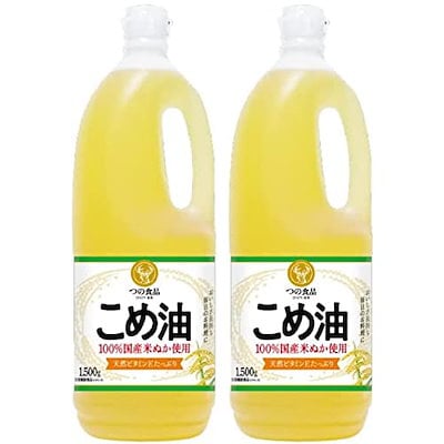 他サイト： 大容量 TSUNO つの食品 こめ油 米油 1500gの商品画像