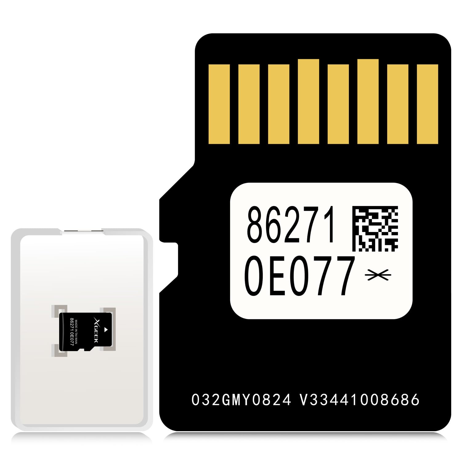 XGEEK 2025 ナビゲーション SDカード 地図更新アクセサリー 86271 0E077 トヨタ タコマ ハイランダーRAV4 タンドラ 4ランナー シエナ プリウス ヴェンザ ミライ カローラ