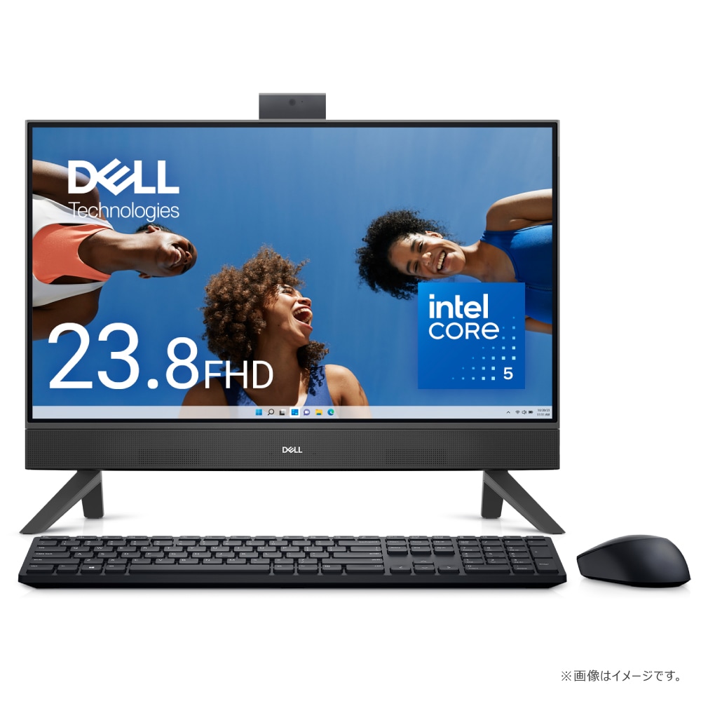 DELL（デル） 23.8型 オールインワンデスクトップパソコン Inspiron 24 5430（Core 5/ メモリ 8GB/ 512GB SSD）-　ダークシャドウグレー AI557JEHL 79,640円