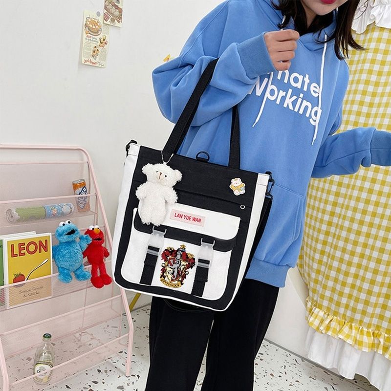 【1つ買うと10つ無料】ハリーポッター ワンショルダー クロスボディ スクールバッグ スリザリン 学生 ポータブル 大容量 バックパック