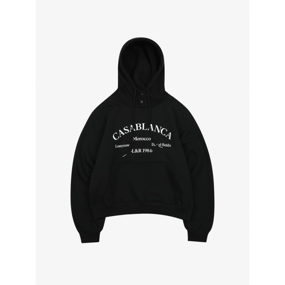 LOSSYROW BALACLAVA パーカー ブラック