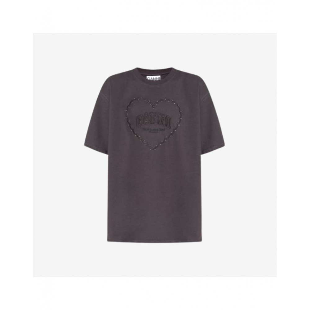 ガニハートロゴショートスリーブ T シャツブラックレディース T4057 252 27,261円