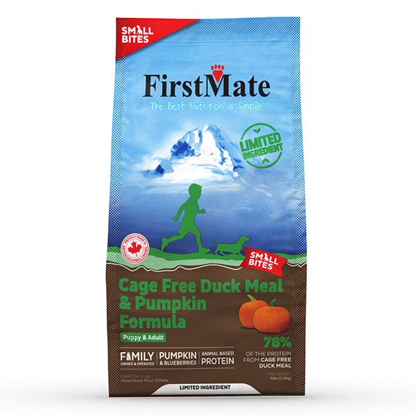 ドッグフード　ファーストメイト　ケージフリー　ダック＆パンプキン　スモールバイツ　１．８ｋｇ　ＣＲＣ45―05―99―00―00